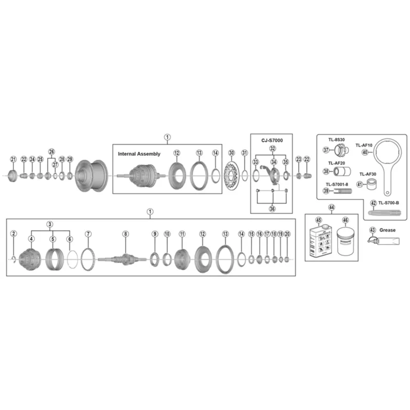 shimano CJS7000 Cassette Joint Unit-1