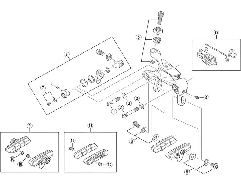 Balfes Bikes Shimano BR9000 Cable Adjusting Bolt | Free postage over £30, £10 off first order, price match & 0% finance.