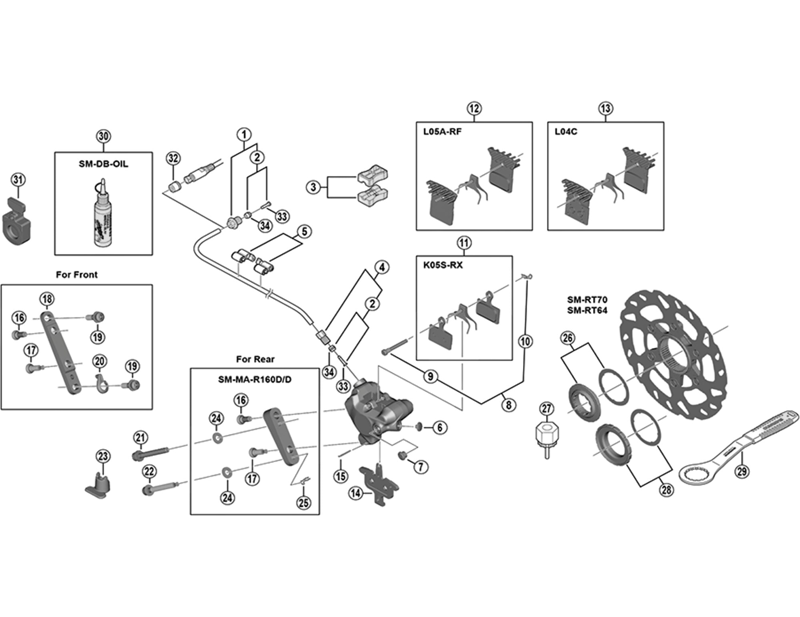 Balfes Bikes Shimano SM-BH90 connecting bolt unit - M8 for ST-R9180 | Free postage over £30, £10 off first order, price match & 0% finance.