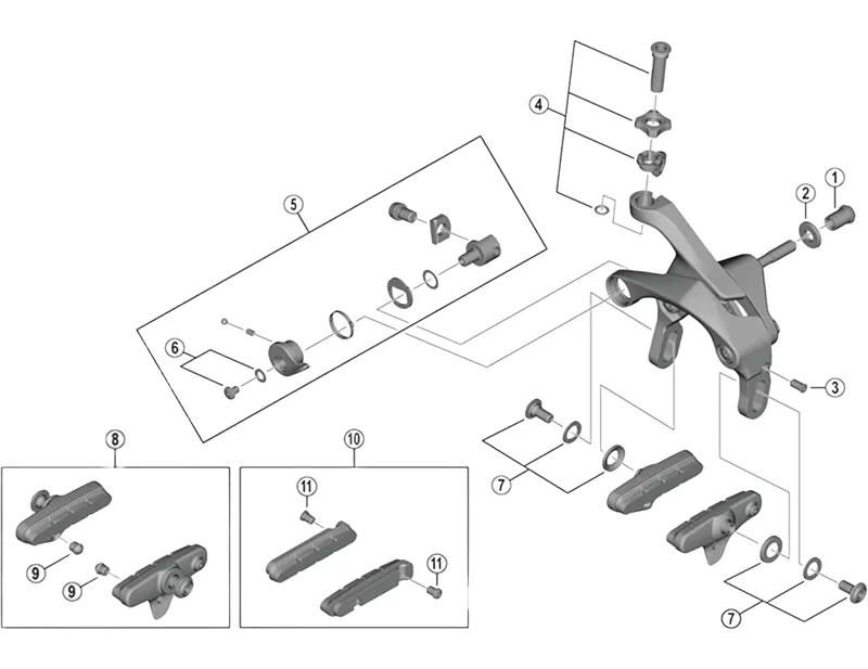 Balfes Bikes Shimano BRR8000 Quick Release Assembly | Free postage over £30, £10 off first order, price match & 0% finance.