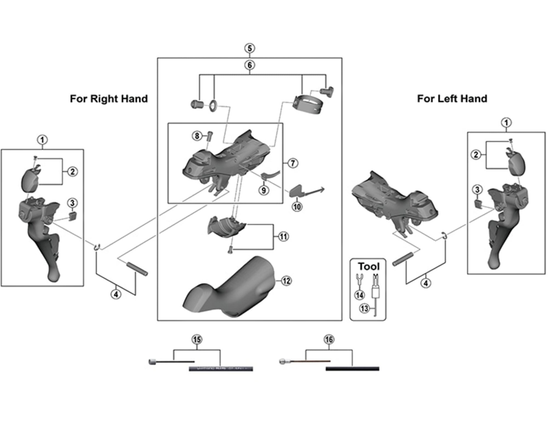 Balfes Bikes Shimano ST-R7000 left hand bracket assembly | Free postage over £30, £10 off first order, price match & 0% finance.