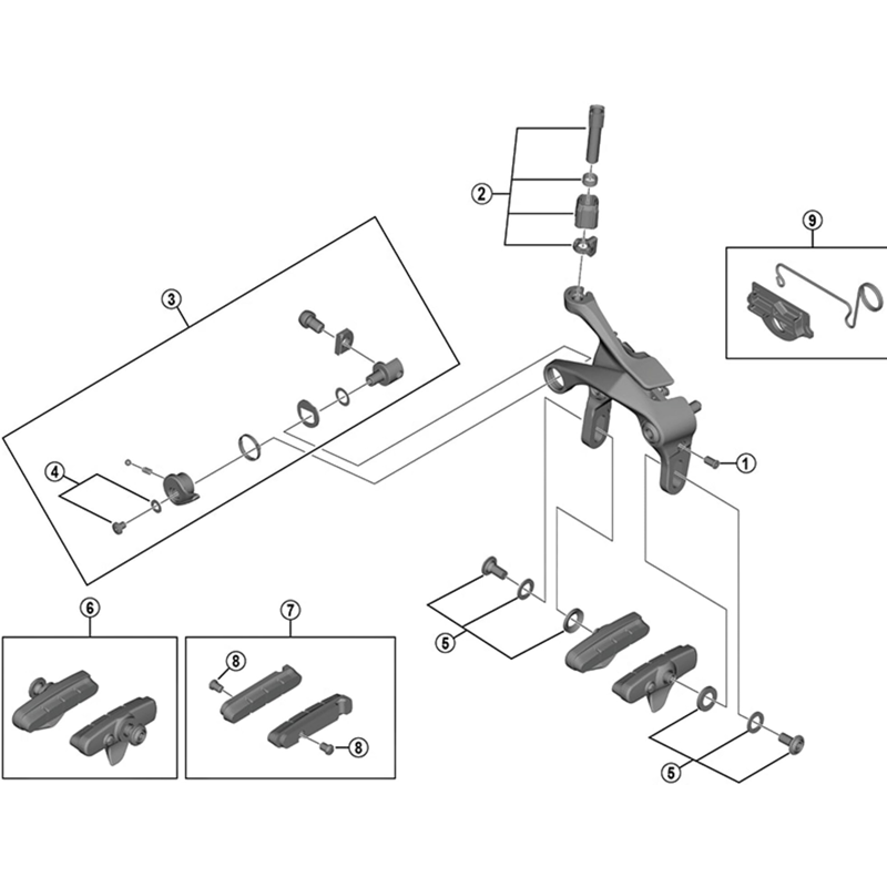 Balfes Bikes Shimano BR-R7000 cable adjusting bolt unit | Free postage over £30, £10 off first order, price match & 0% finance.