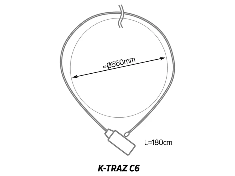 Zefal K-TRAZ C6 Cable Lock-2