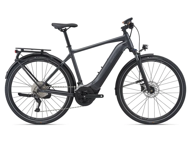 Giant Explore E+ 1 625 GTS DD Electric Hybrid Bike 2023 in Gunmetal Black