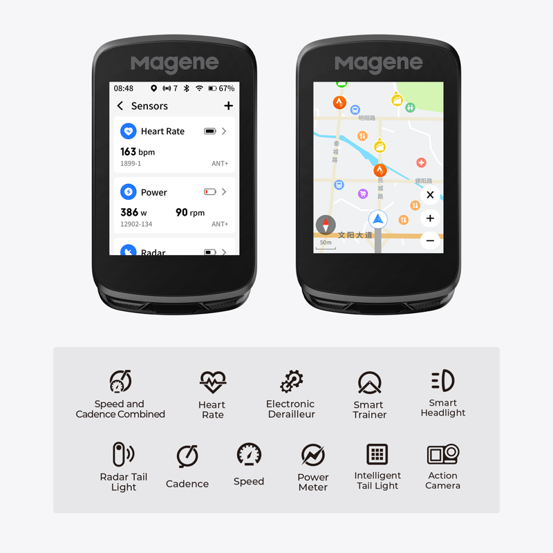 Magene C606 V2 Smart GPS Bike Computer-11