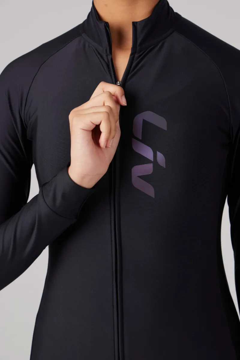 Liv Race Day Long Sleeve Jersey in Black-4