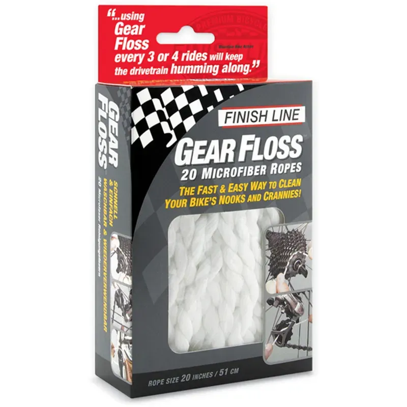 Balfes Bikes Finish Line Pack of 20 Gear Floss Gear Cleaners | Free postage over £30, £10 off first order, price match & 0% finance.