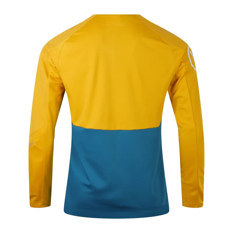 Endura MT500 Burner Long Sleeve Jersey in Blue steel-1