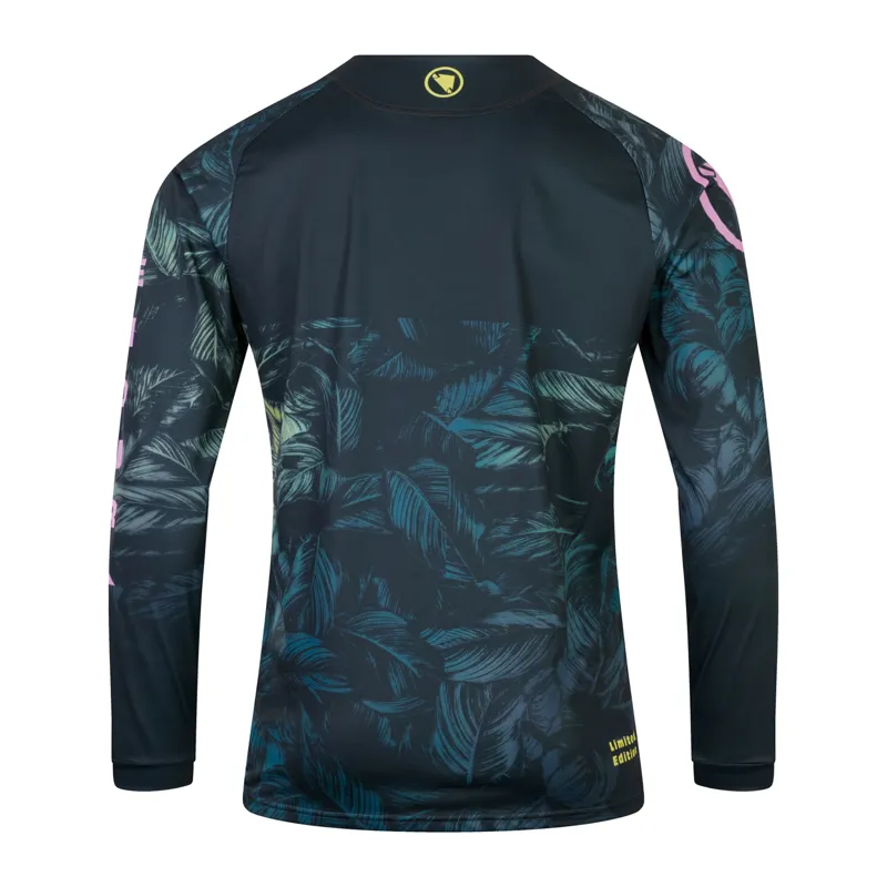 Endura Tropical Long Sleeve Print LTD Jersey in Grey-1
