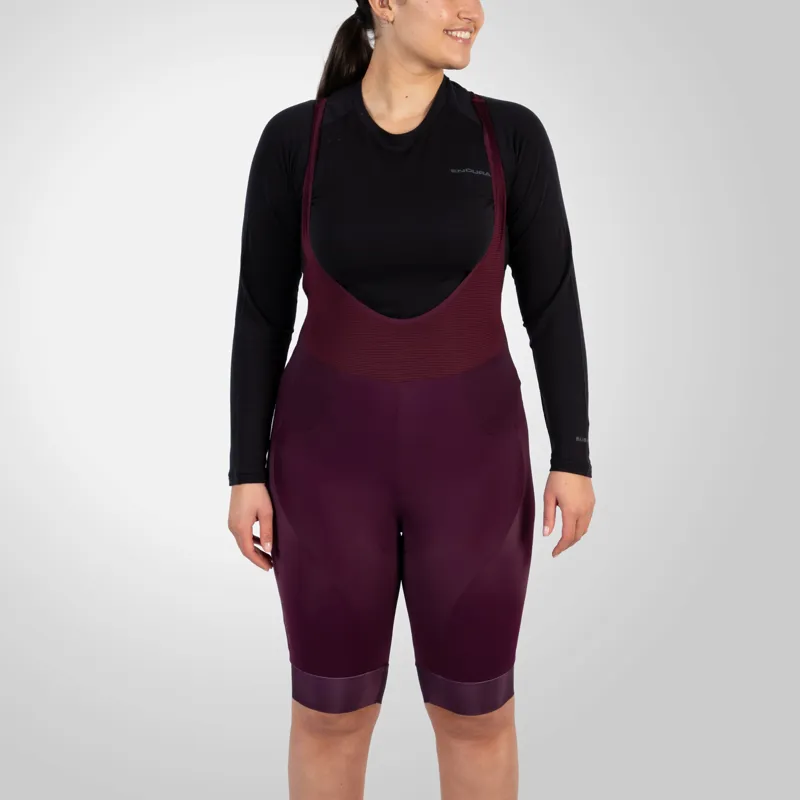 Endura Women's FS260 Bibshort DS in Aubergine-2