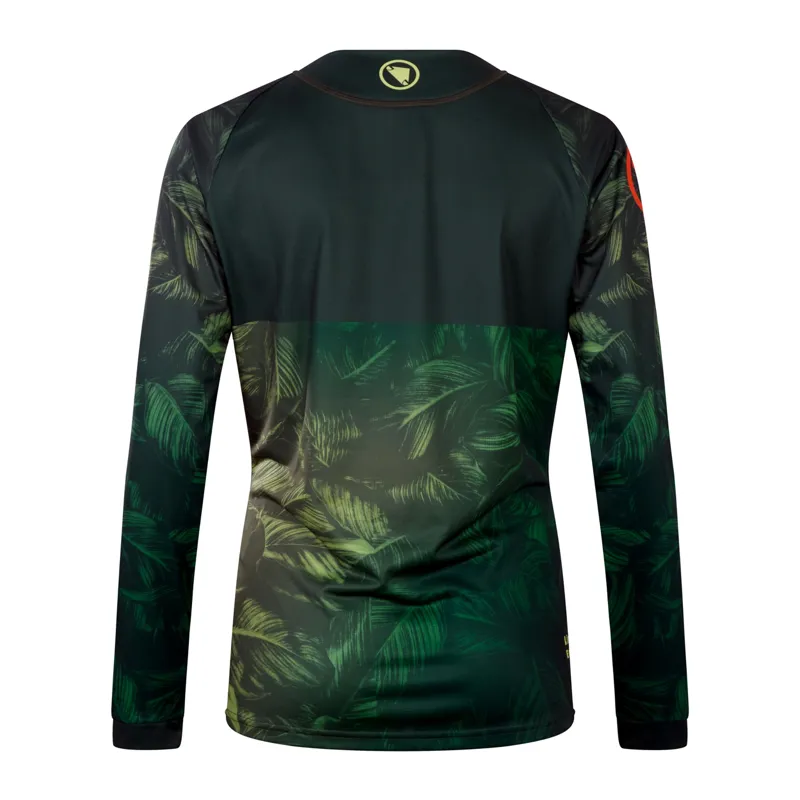Endura Women's Tropical Long Sleeve Tee LTD in Ghillie Green-1