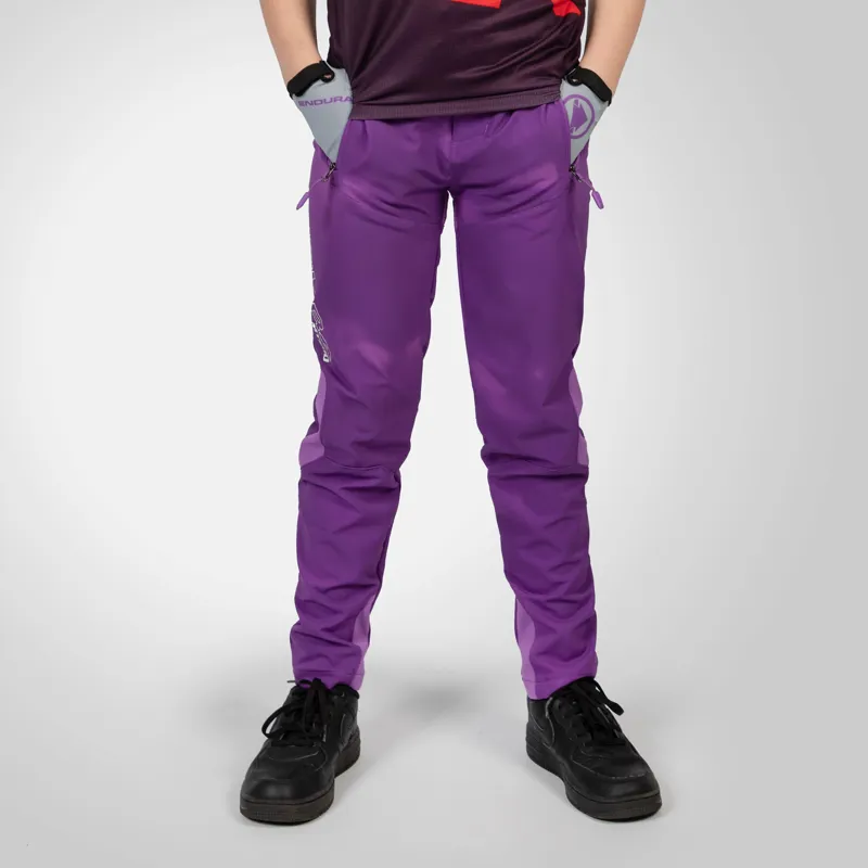 Endura Kid's MT500JR Burner Pant in Thistle-1
