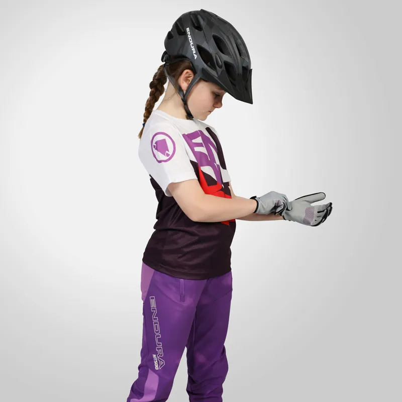 Endura Kid's MT500JR Burner Pant in Thistle-3