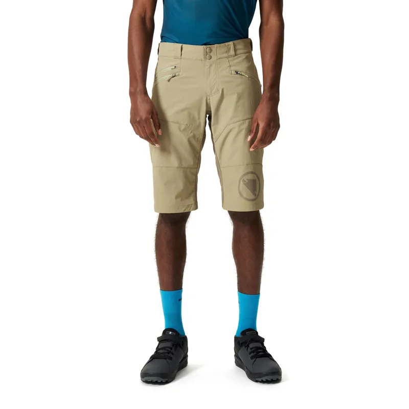 Endura SingleTrack Short II in Mushroom Grey-2