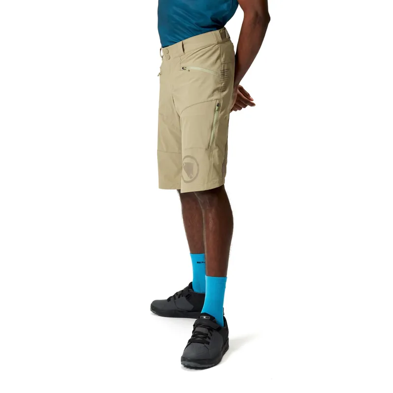 Endura SingleTrack Short II in Mushroom Grey-3