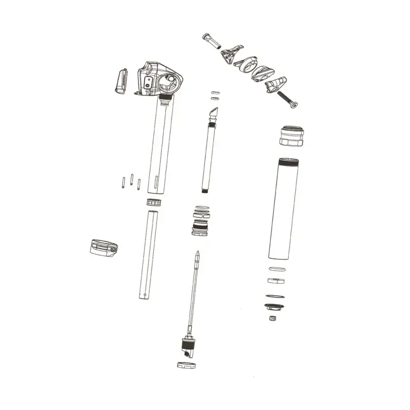 Balfes Bikes RockShox Reverb Seatpost Service Hydraulic Hose Kit 2000mm Kit - Reverb Connectamajig | Free postage over £30, £10 off first order, price match & 0% finance.