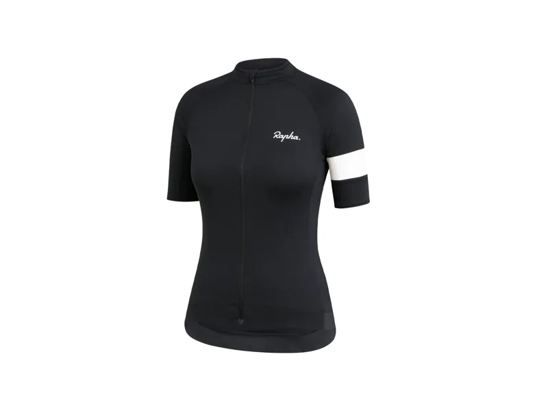 Rapha Women's Core Cycling Short Sleeve Jersey in Black-1