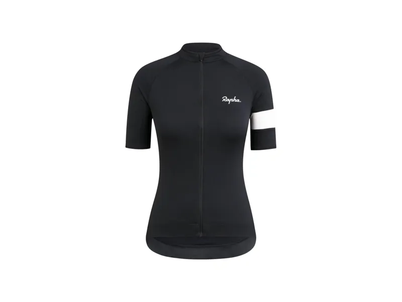 Rapha Women's Core Cycling Short Sleeve Jersey in Black