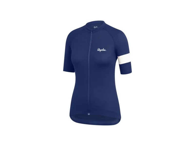 Rapha Women's Core Lightweight Cycling Short Sleeve Jersey in Navy-1