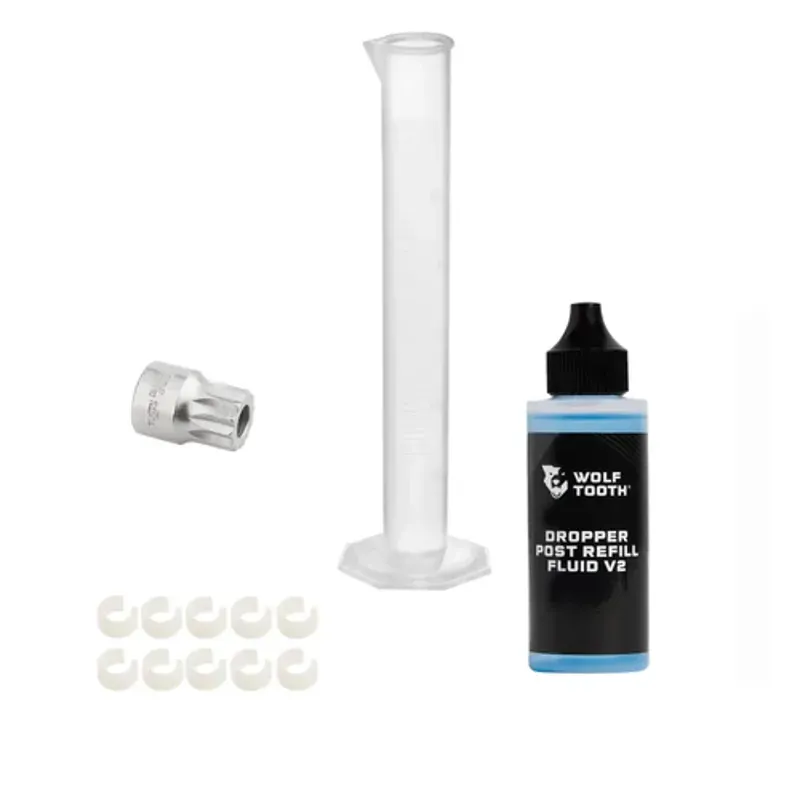 Wolf Tooth Resolve Dropper Post Service Kit - 100 Hour Service Kit rev2 30.9/ 31.6-11