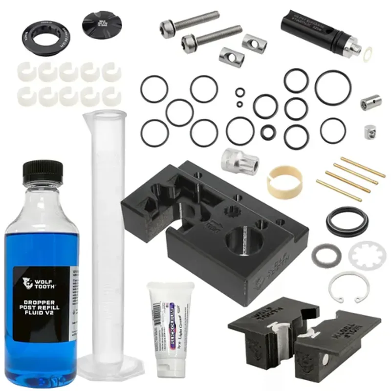Wolf Tooth Resolve Dropper Post Service Kit - 100 Hour Service Kit rev2 30.9/ 31.6-1