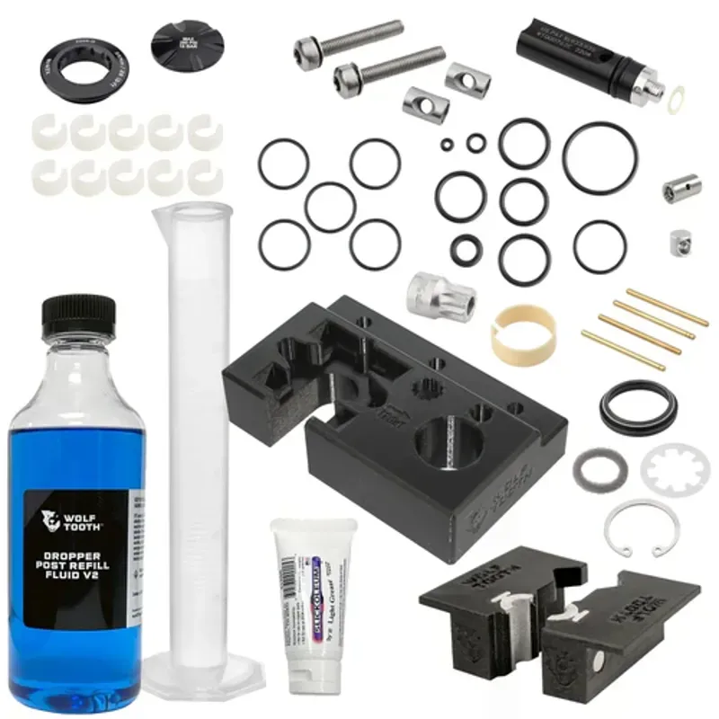 Wolf Tooth Resolve Dropper Post Service Kit - 100 Hour Service Kit rev2 30.9/ 31.6-2