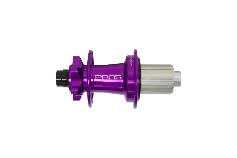 Hope Pro 5 28H 6-Bolt Rear Hub 142mm x 12mm in Purple-1