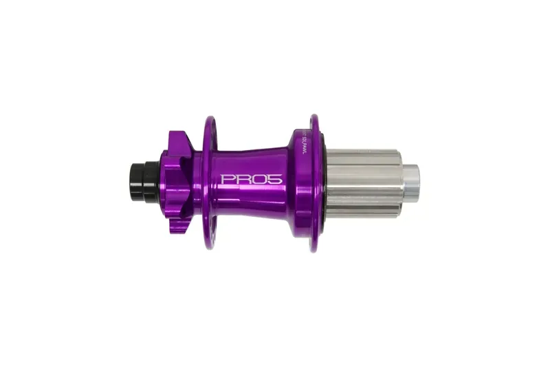 Hope Pro 5 28H 6-Bolt Rear Hub 142mm x 12mm in Purple-2