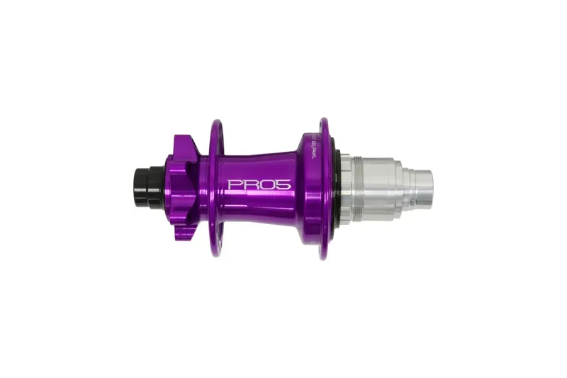 Hope Pro 5 28H 6-Bolt Rear Hub 142mm x 12mm in Purple-3