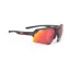 Rudy Project Deltabeat RP Optics Sunglasses in Charcoal Matte/Multilaser Red