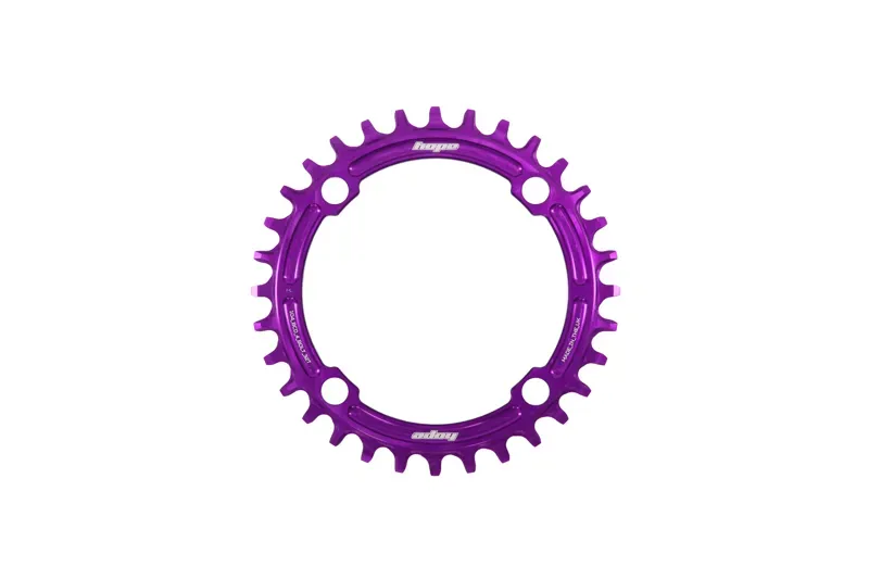 Hope R22 104 BCD 36T Chainring in Purple