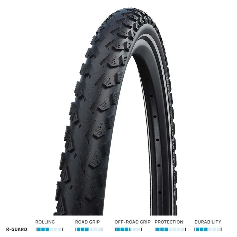 Balfes Bikes Schwalbe Land Cruiser Plus 26 Inch Tyre in Black | Free postage over £30, £10 off first order, price match & 0% finance.