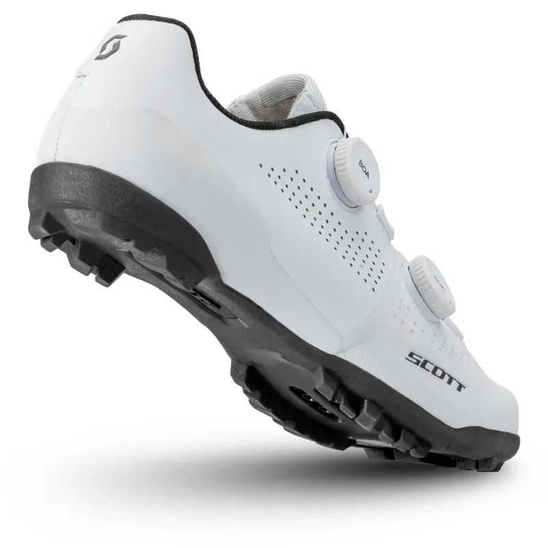 Scott Gravel RC Carbon Shoe in White-1
