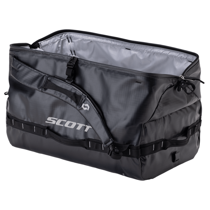 Scott Travel 40 Duffel Bag in Black/Fog Grey-3