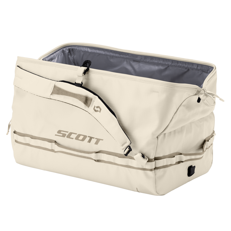 Scott Travel 40 Duffel Bag in Cotton White/Toast Beige-3