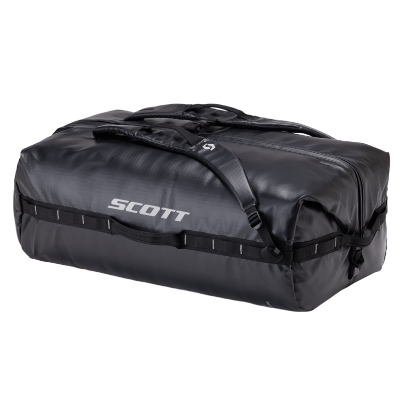 Scott Travel 60 Duffel Bag in Black/Fog Grey-2