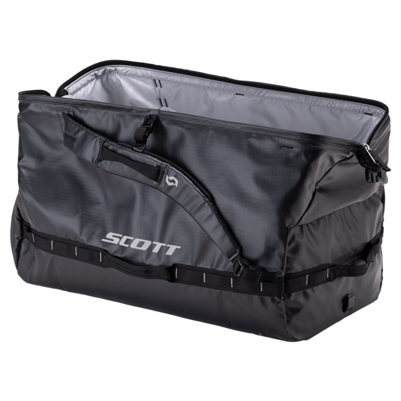 Scott Travel 60 Duffel Bag in Black/Fog Grey-3