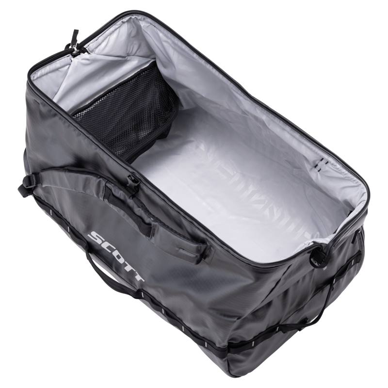 Scott Travel 60 Duffel Bag in Black/Fog Grey-4