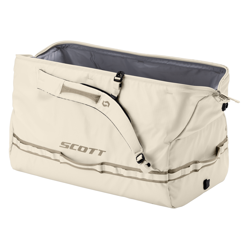 Scott Travel 60 Duffel Bag in Cotton White/Toast Beige-3