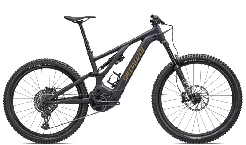 EX DISPLAY Specialized Turbo Levo Comp Alloy Full Suspension Electric Mountain Bike S4 2024 in Midnight Shadow/Gold