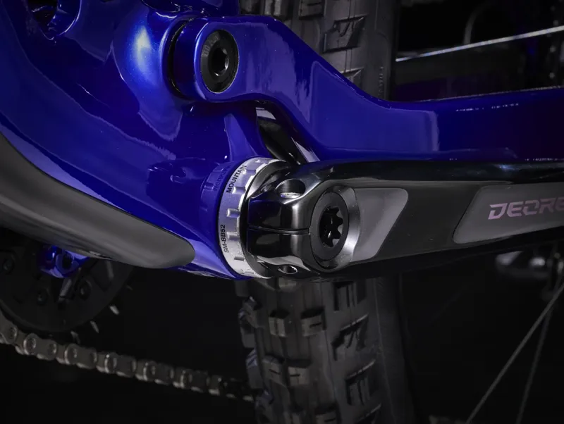 Trek Top Fuel 9.7 SLX/XT Full Suspension Mountain Bike 2024 in Hex Blue-7