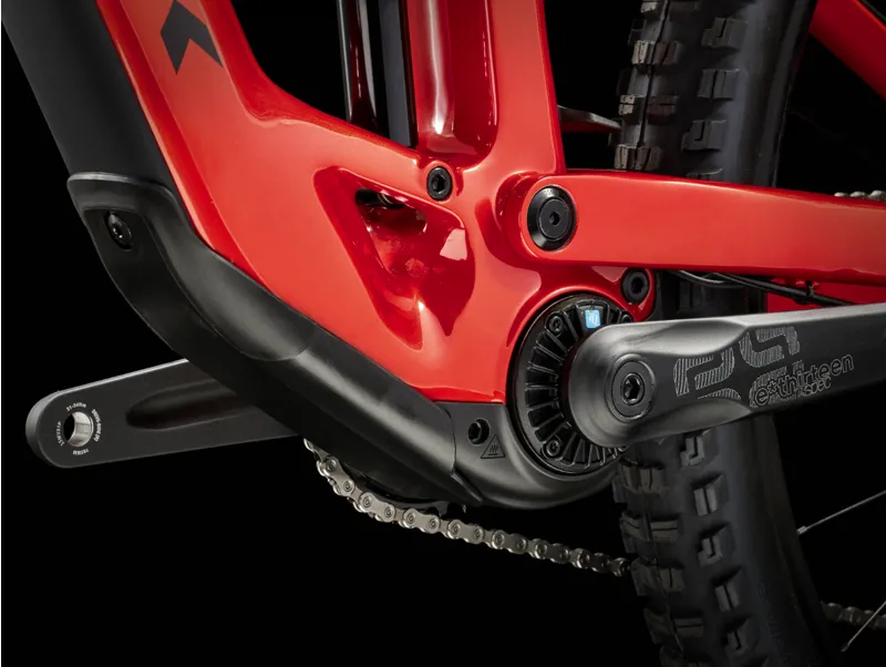 Trek Fuel EXe 9.7 SLX/XT Electric Full Suspension Mountain Bike 2025 in Lava Red-2