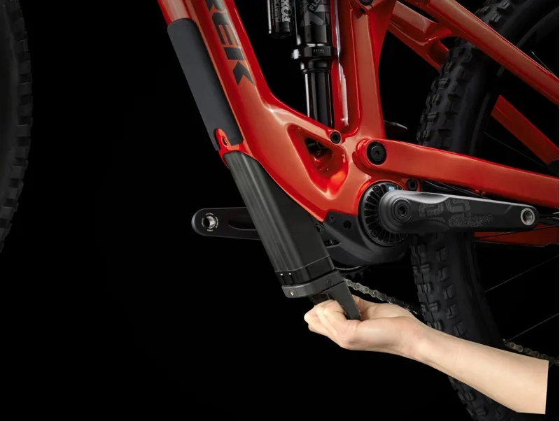 Trek Fuel EXe 9.7 SLX/XT Electric Full Suspension Mountain Bike 2025 in Lava Red-7