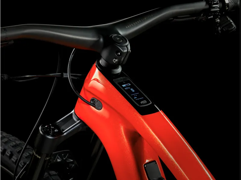 Trek Fuel EXe 9.8 GX AXS Full Suspension Electric Mountain Bike 2025 in Lava Red-3