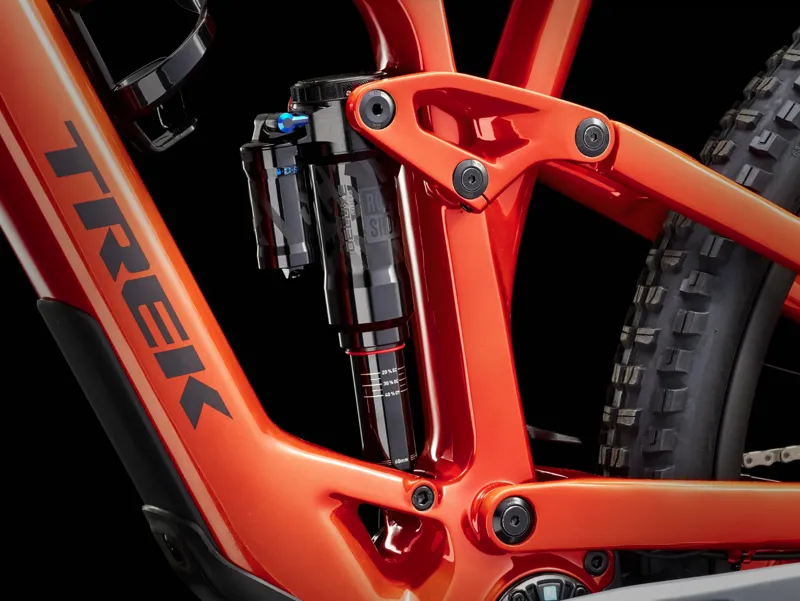 Trek Fuel EXe 9.8 GX AXS Full Suspension Electric Mountain Bike 2025 in Lava Red-6