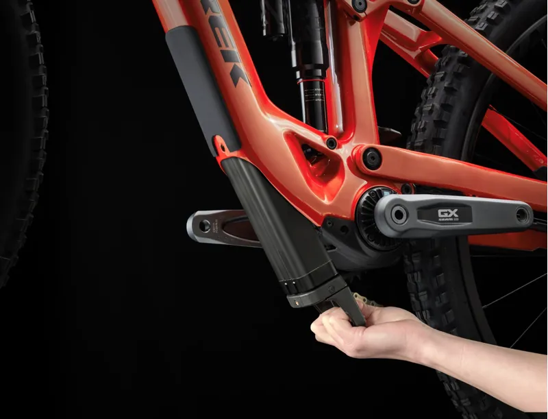 Trek Fuel EXe 9.8 GX AXS Full Suspension Electric Mountain Bike 2025 in Lava Red-7