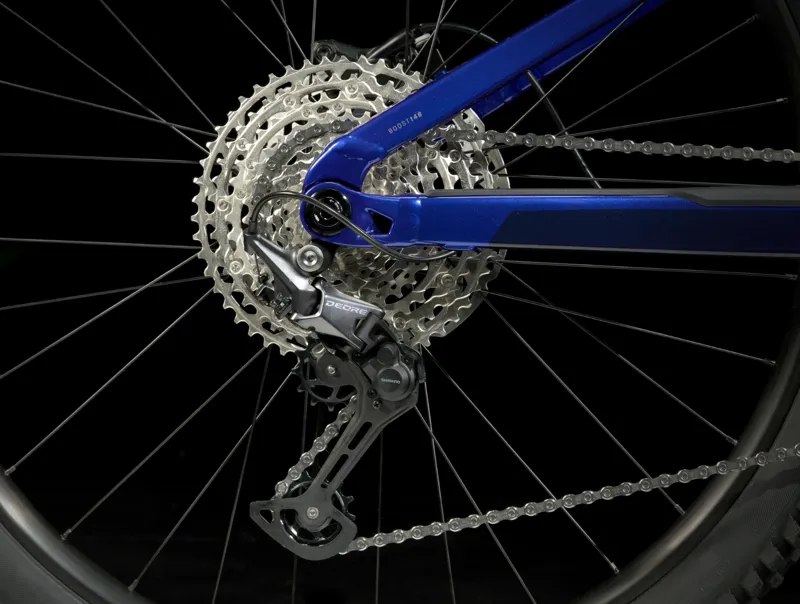 Trek Rail 5 Deore 625Wh Electric Full Suspension Mountain Bike 2024 in Hex Blue-9