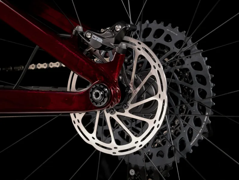 Trek Top Fuel 9.8 GX AXS Full Suspension Mountain Bike 2024 in Carbon Red Smoke-7