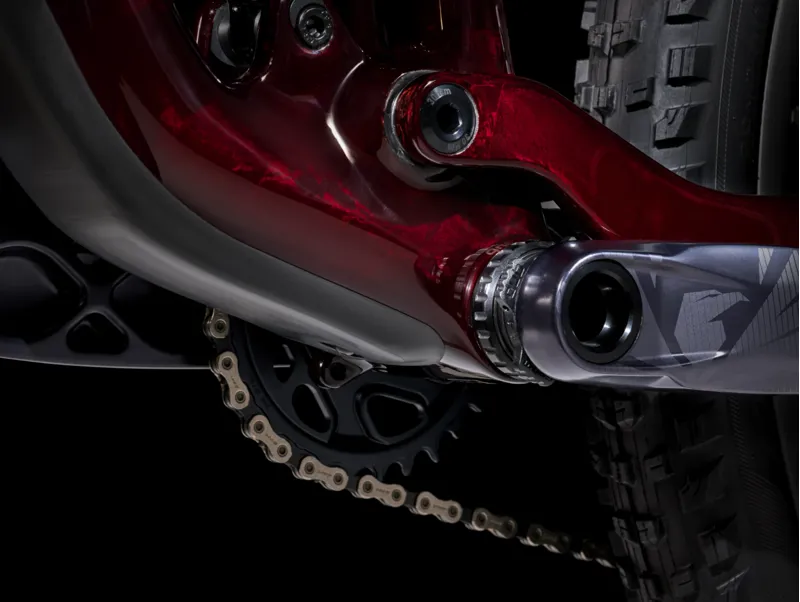 Trek Top Fuel 9.8 GX AXS Full Suspension Mountain Bike 2024 in Carbon Red Smoke-8