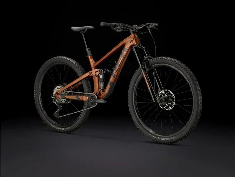 Trek Top Fuel 8 XT Full Suspension Mountain Bike 2024 in Pennyflake-1